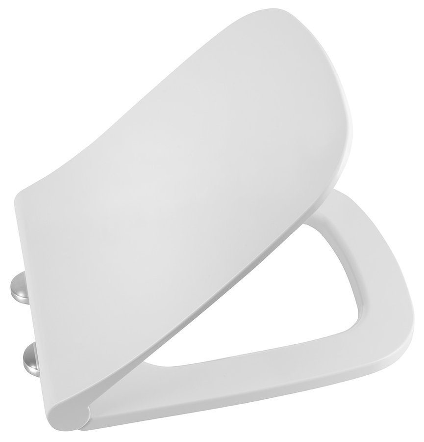 SAPHO BELLO WC sedátko SLIM SoftClose, biela/chróm (100727)